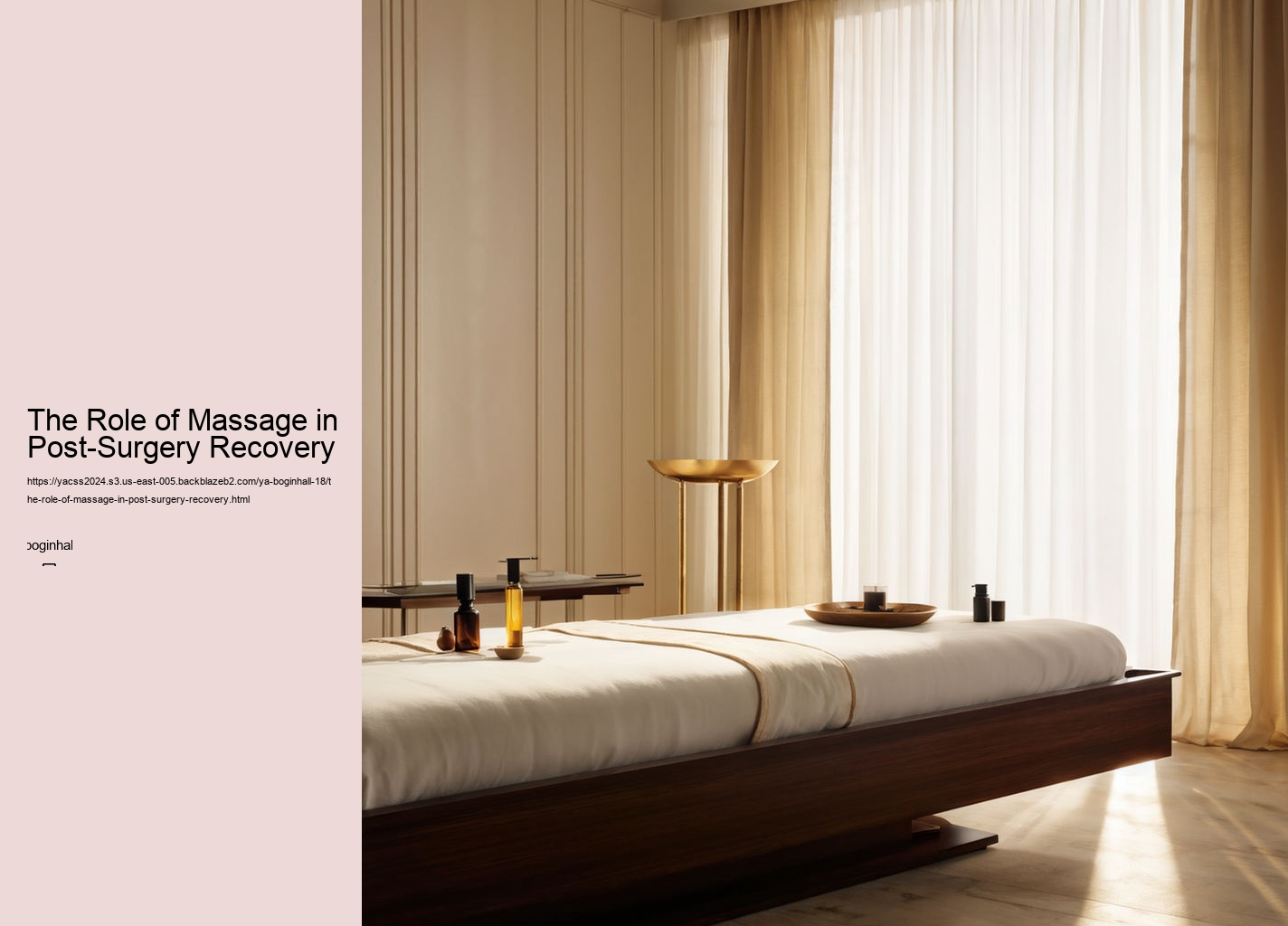 The Role of Massage in Post-Surgery Recovery