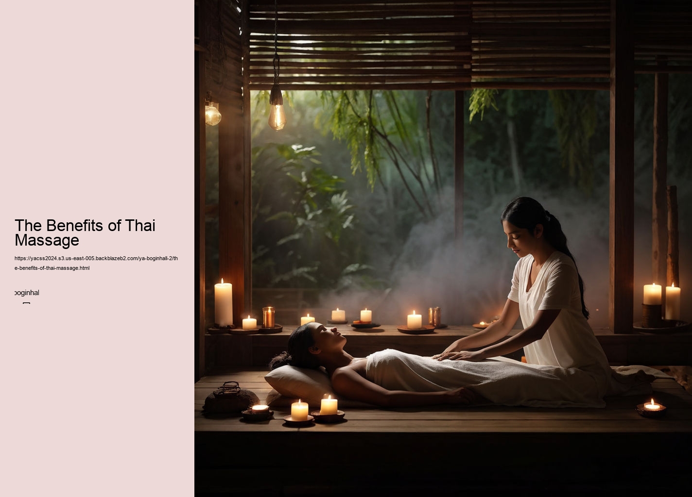 The Benefits of Thai Massage