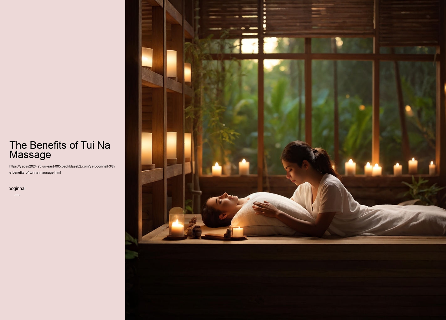 The Benefits of Tui Na Massage