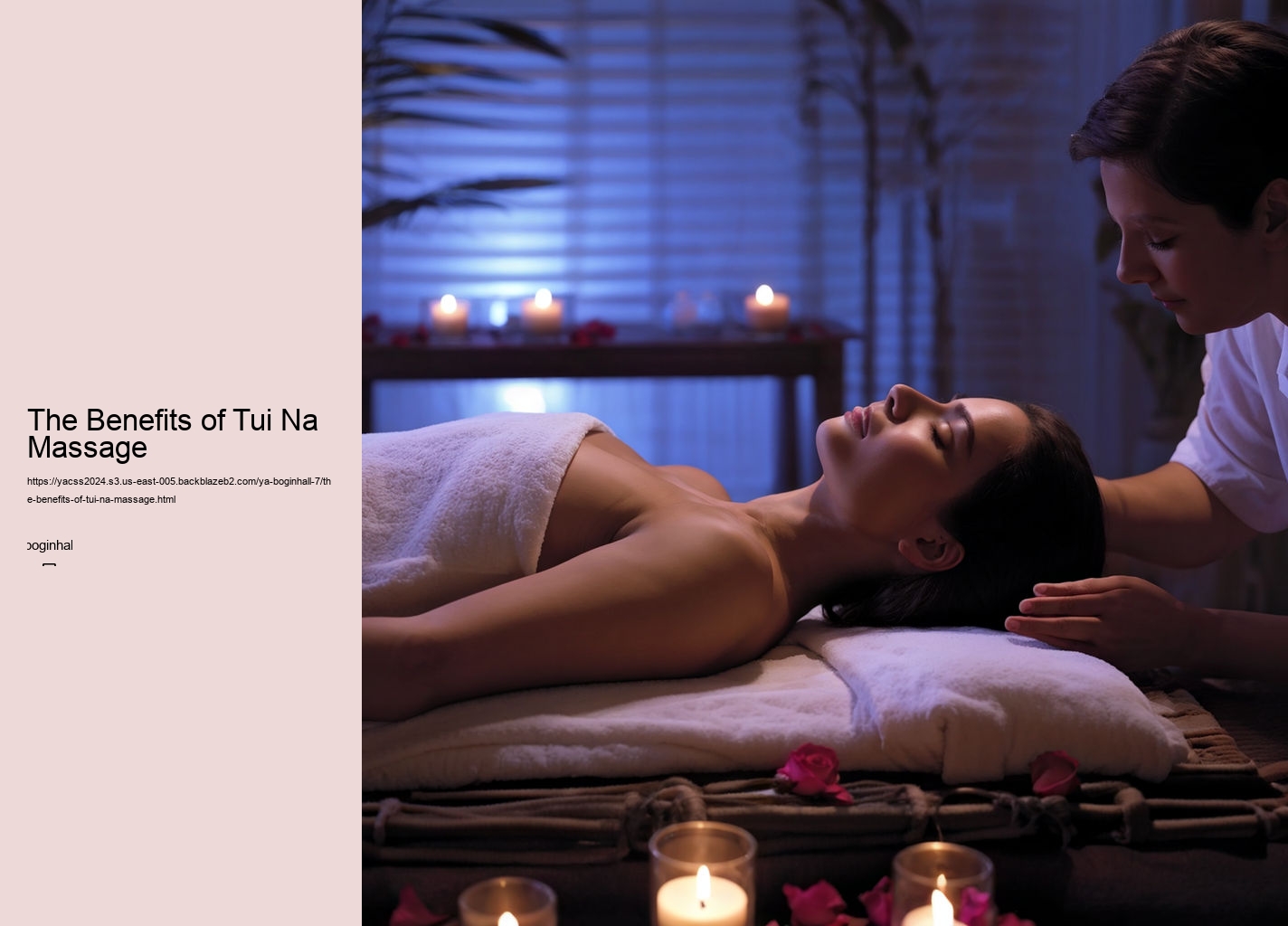 The Benefits of Tui Na Massage