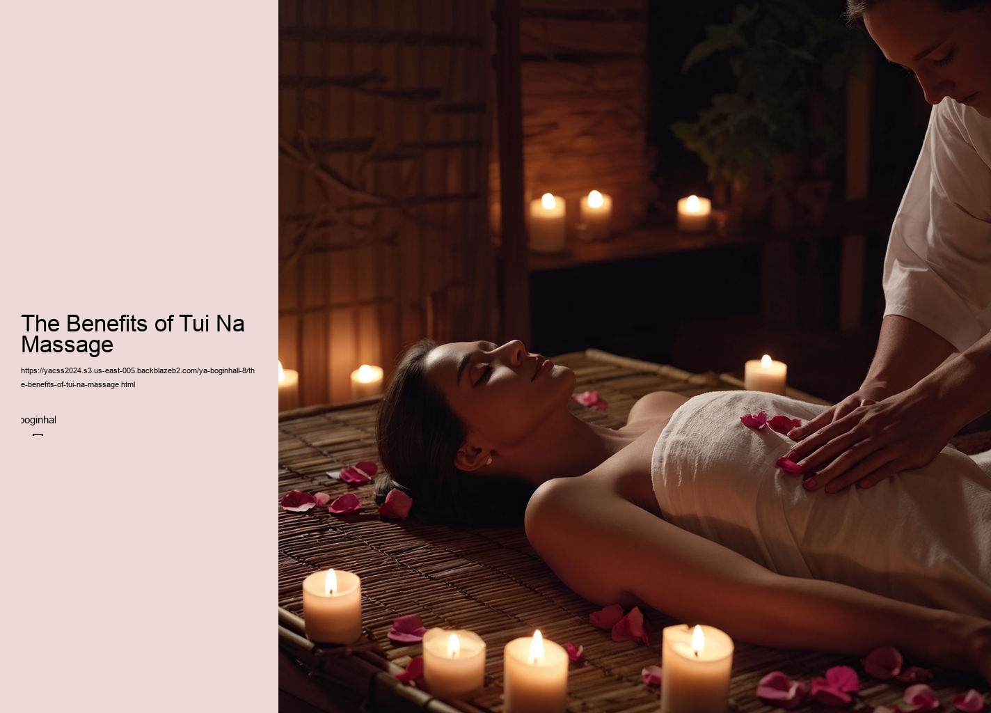 The Benefits of Tui Na Massage