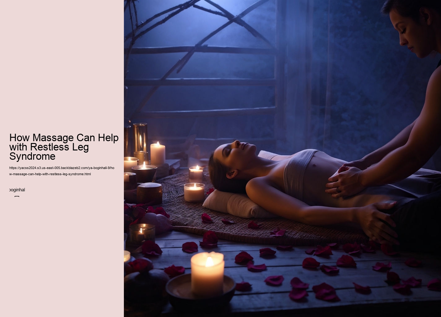 How Massage Can Help with Restless Leg Syndrome