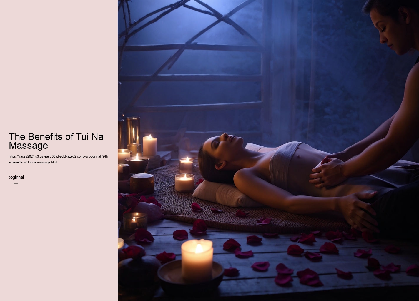 The Benefits of Tui Na Massage