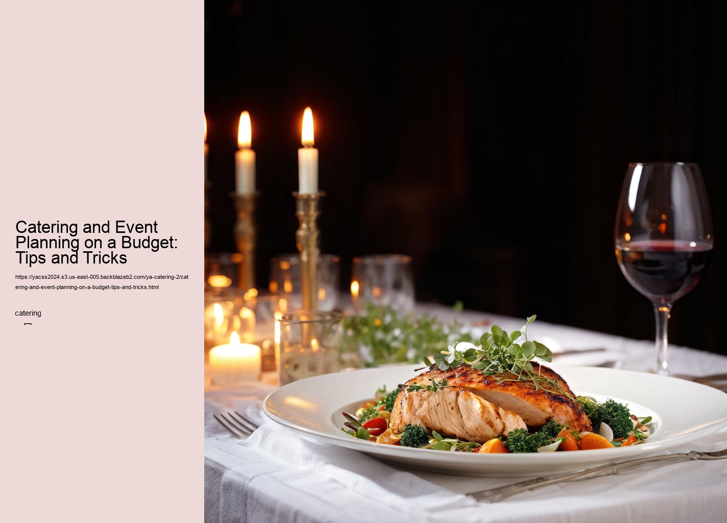 Catering and Event Planning on a Budget: Tips and Tricks