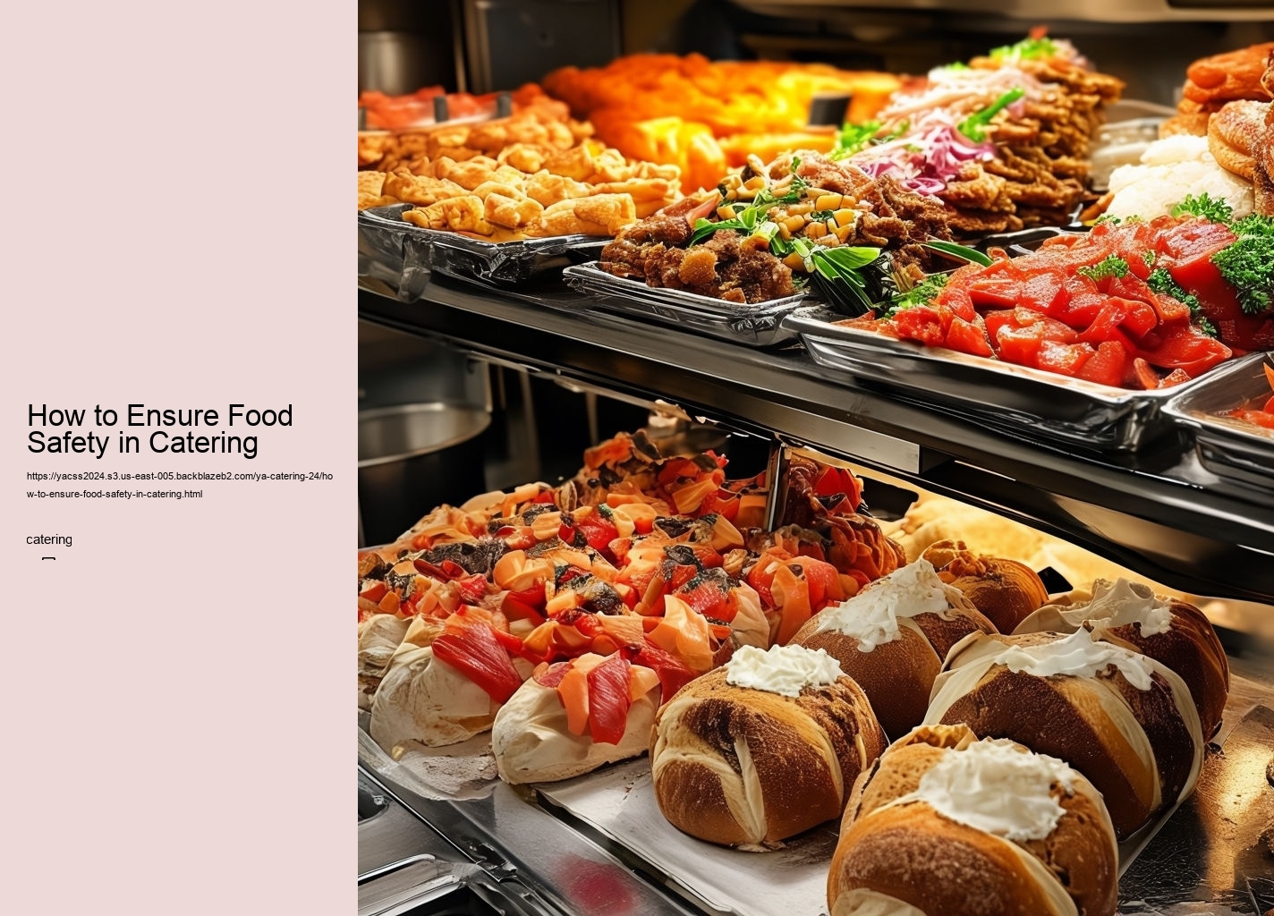 How to Ensure Food Safety in Catering