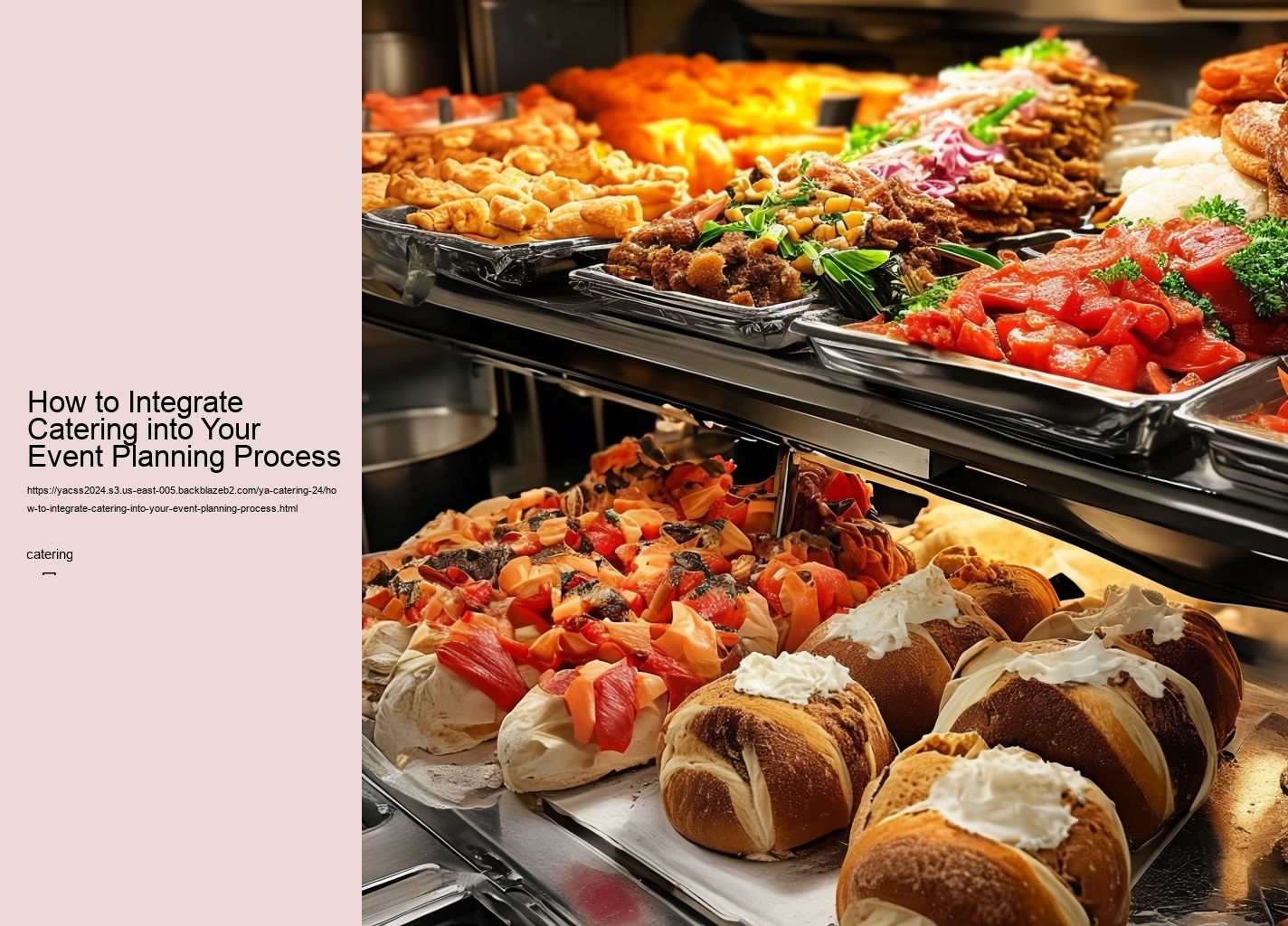 How to Integrate Catering into Your Event Planning Process