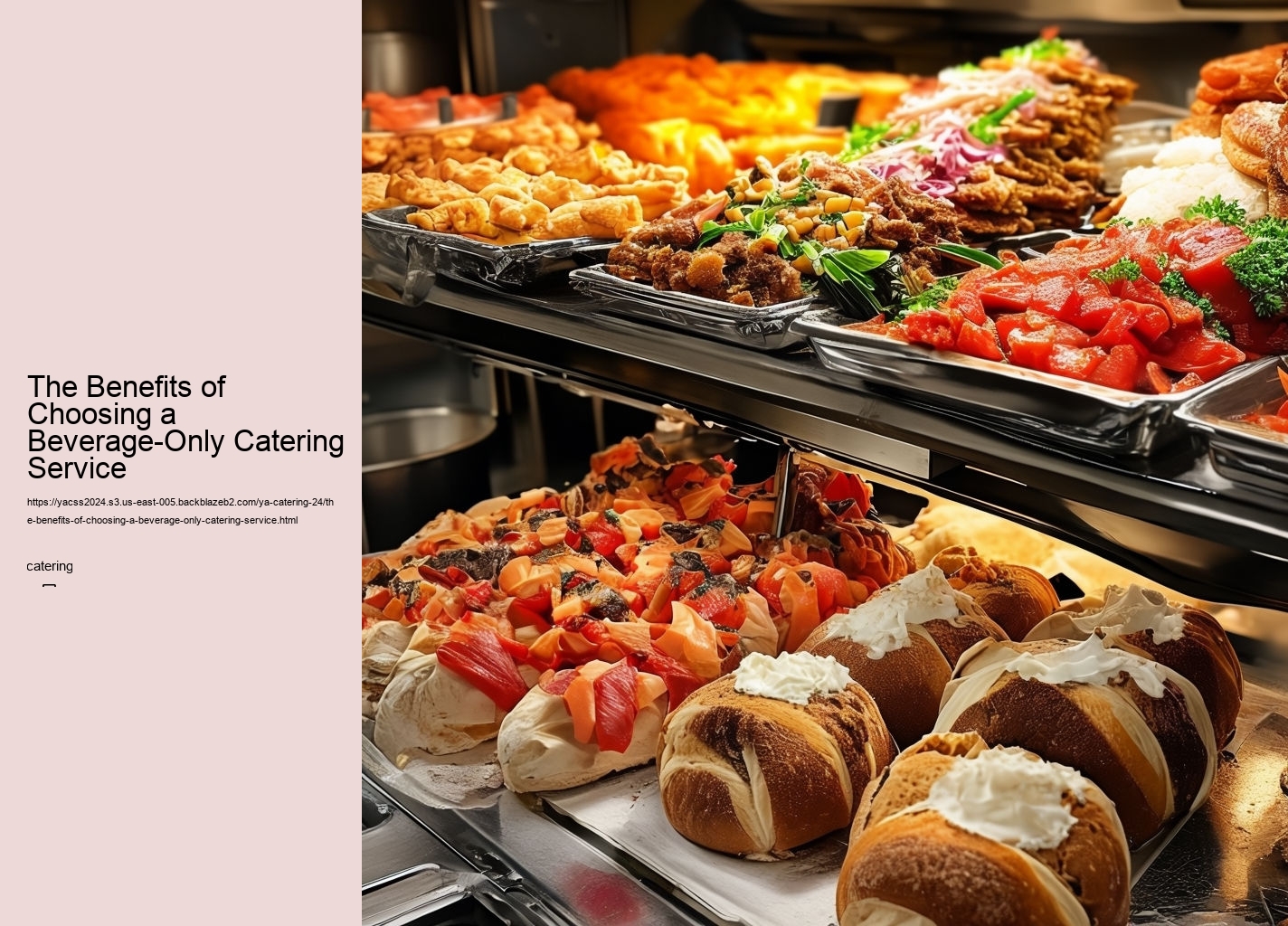 The Benefits of Choosing a Beverage-Only Catering Service