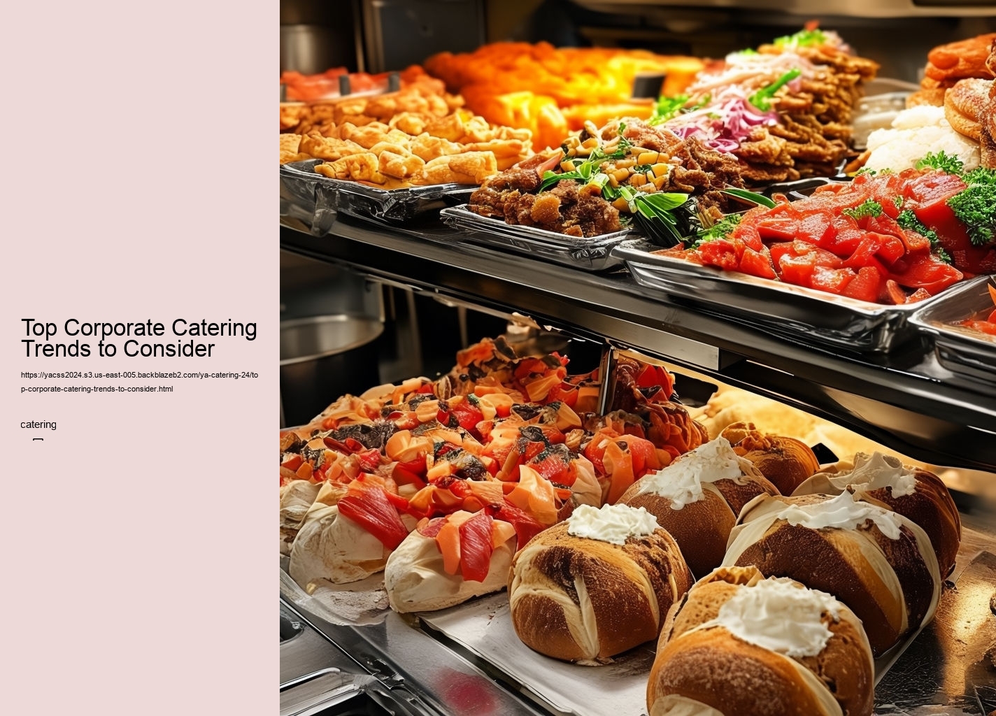 Top Corporate Catering Trends to Consider