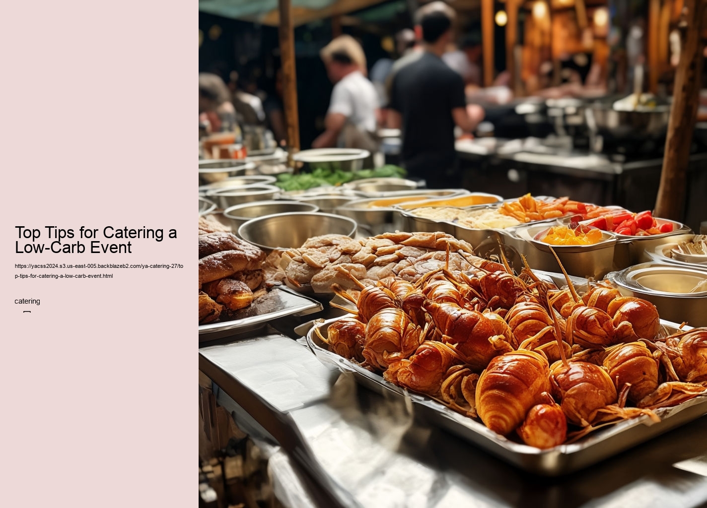 Top Tips for Catering a Low-Carb Event