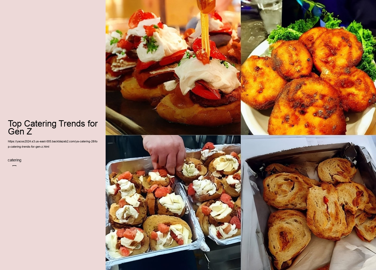 Top Catering Trends for Gen Z