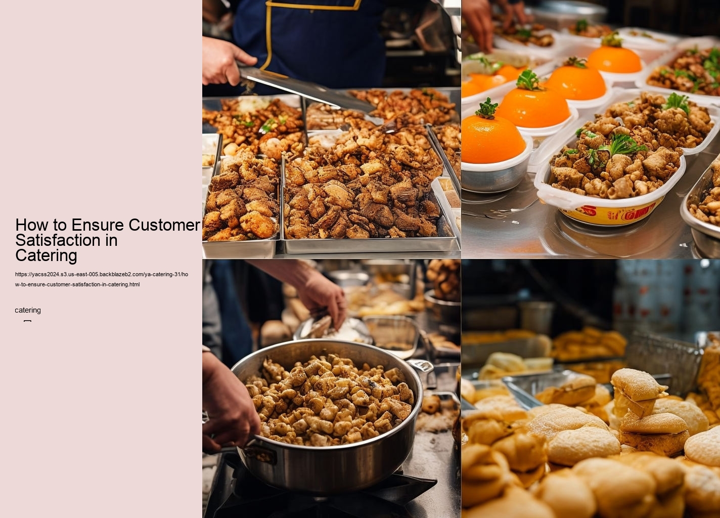 How to Ensure Customer Satisfaction in Catering