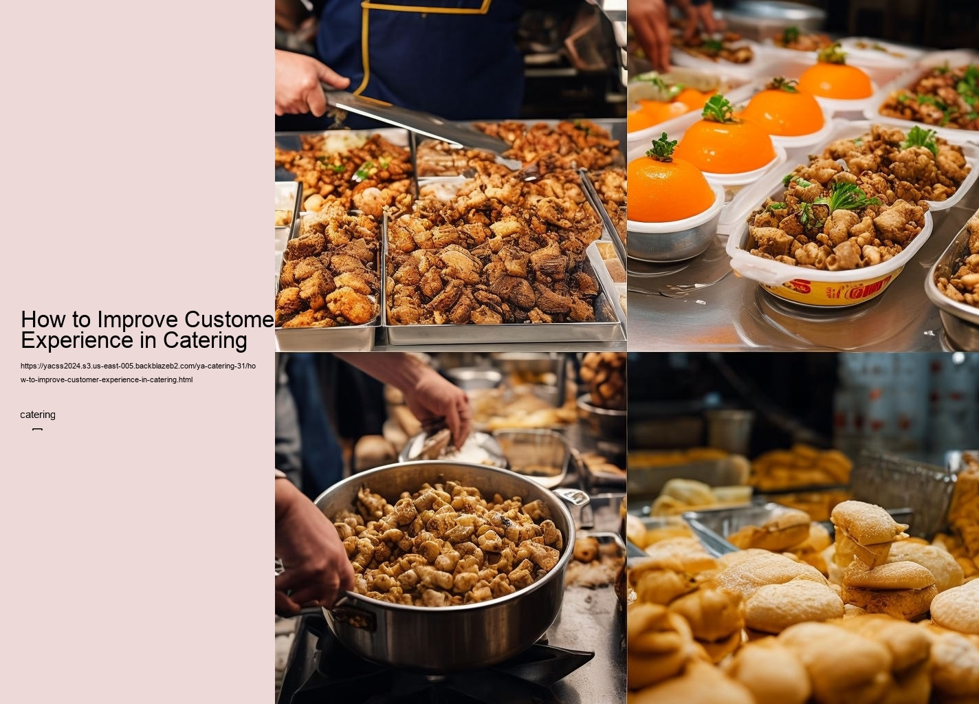 How to Improve Customer Experience in Catering