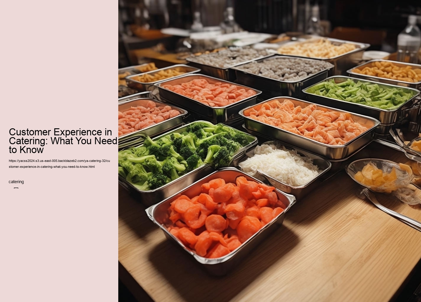 Customer Experience in Catering: What You Need to Know