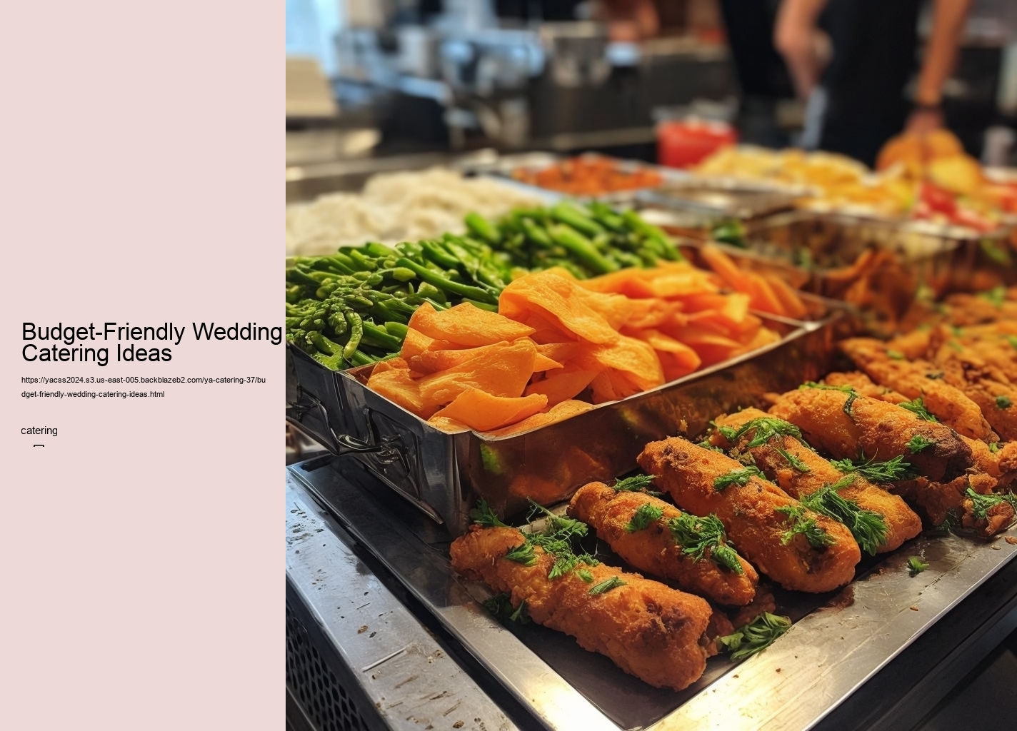 Budget-Friendly Wedding Catering Ideas