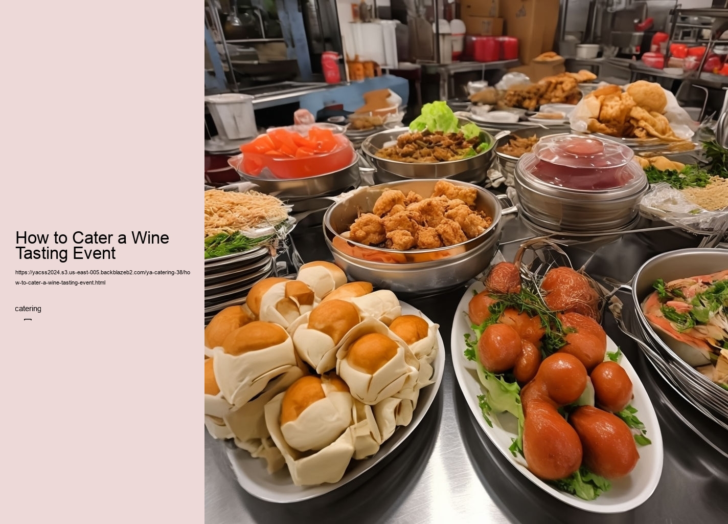 How to Cater a Wine Tasting Event