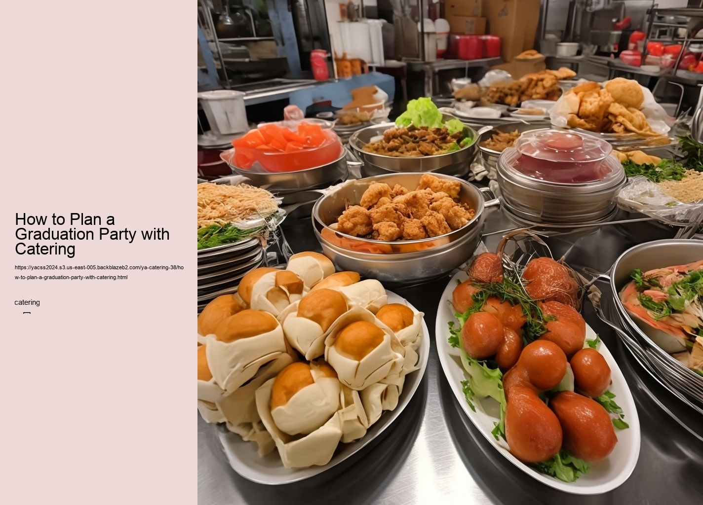 How to Plan a Graduation Party with Catering