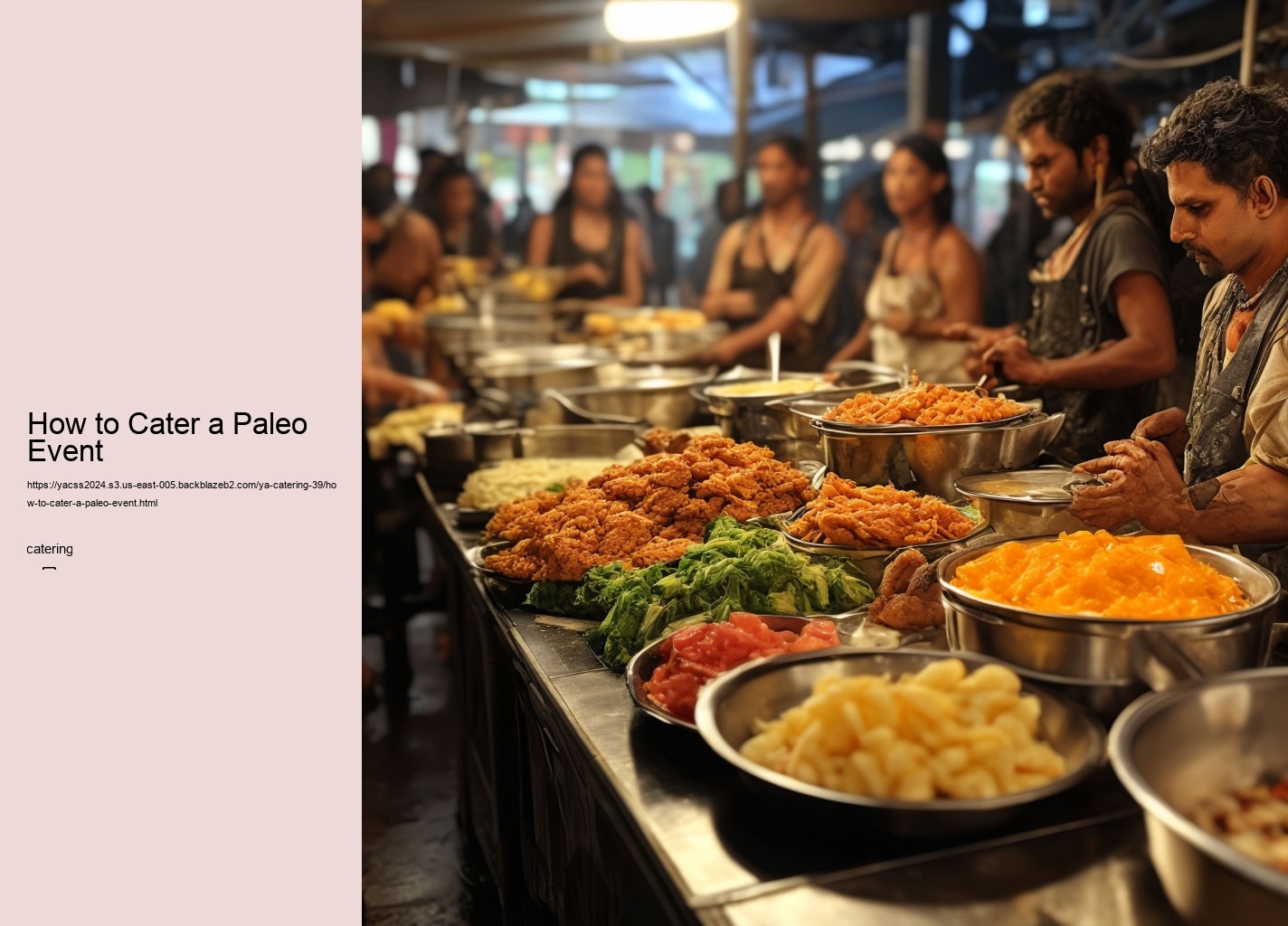 How to Cater a Paleo Event