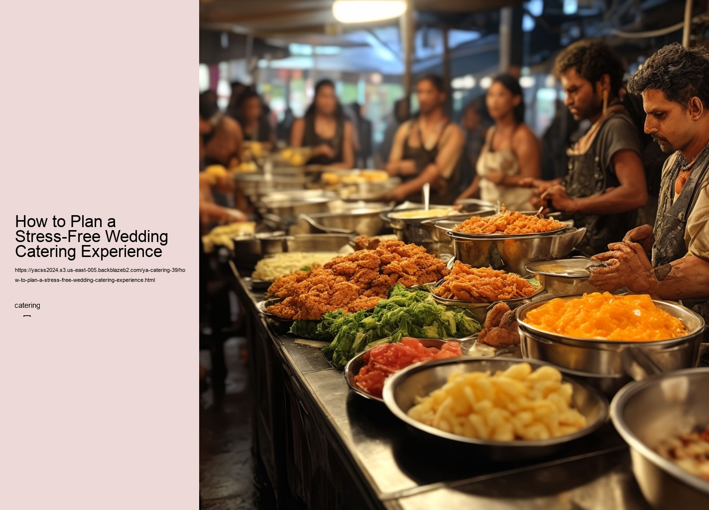 How to Plan a Stress-Free Wedding Catering Experience