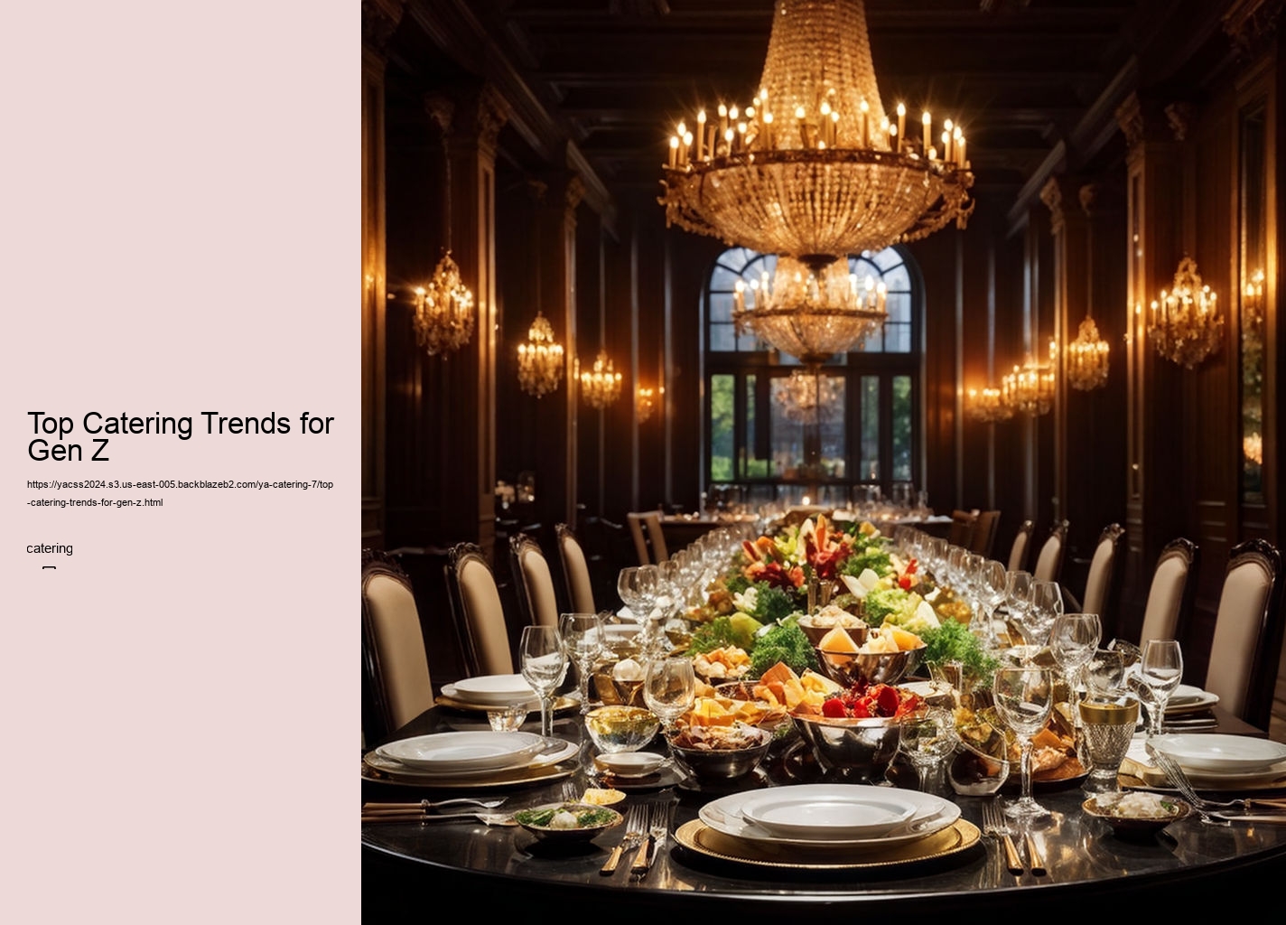 Top Catering Trends for Gen Z