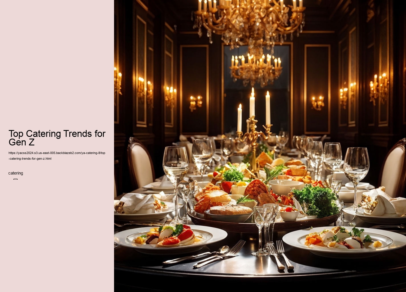 Top Catering Trends for Gen Z