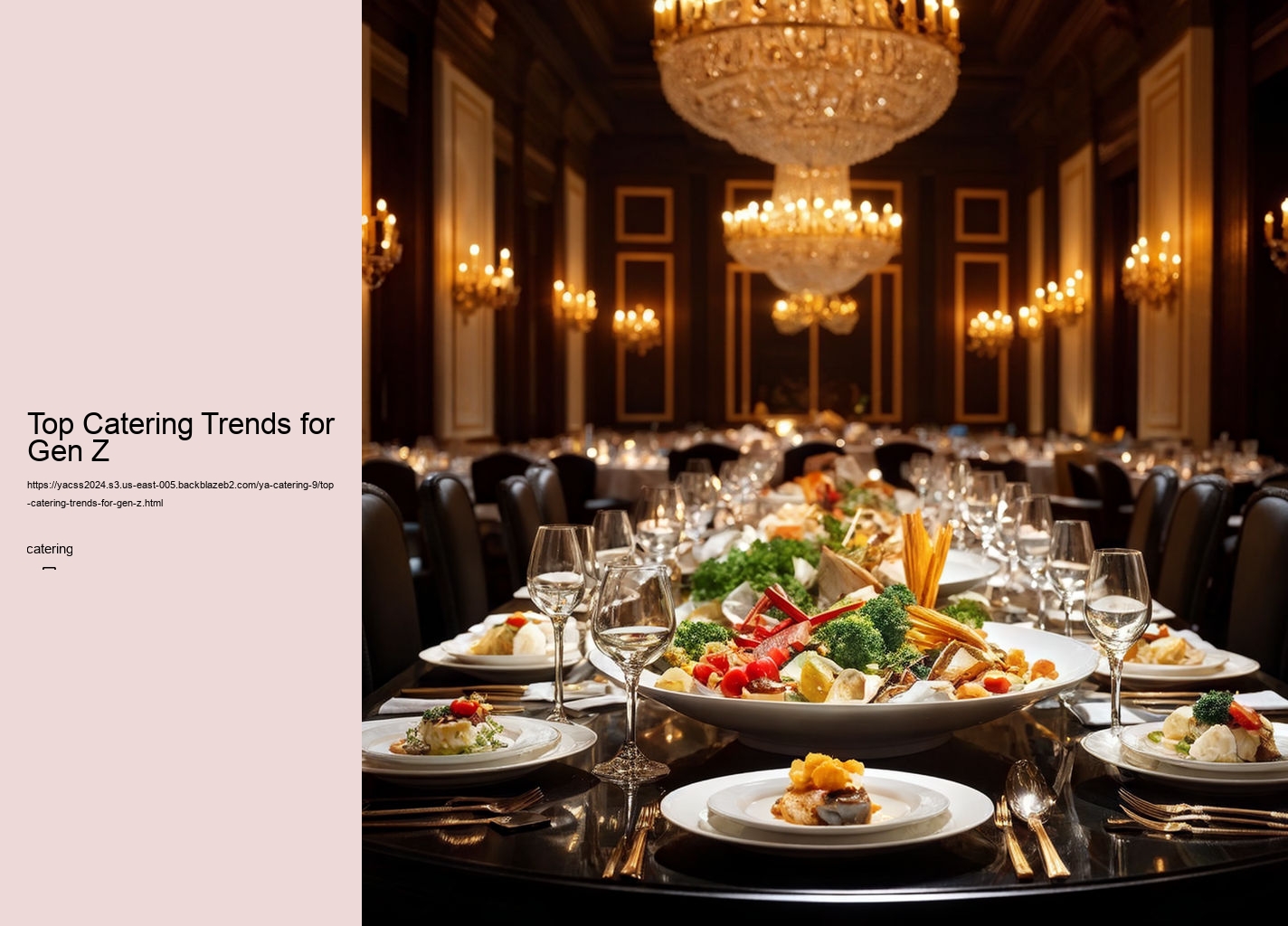 Top Catering Trends for Gen Z