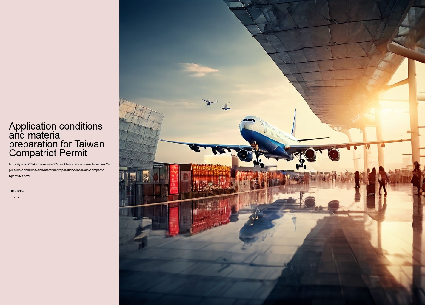 Application conditions and material preparation for Taiwan Compatriot Permit