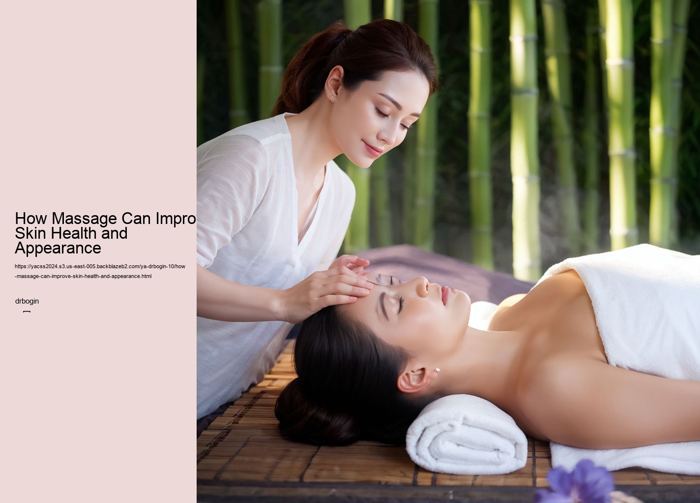 How Massage Can Improve Skin Health and Appearance