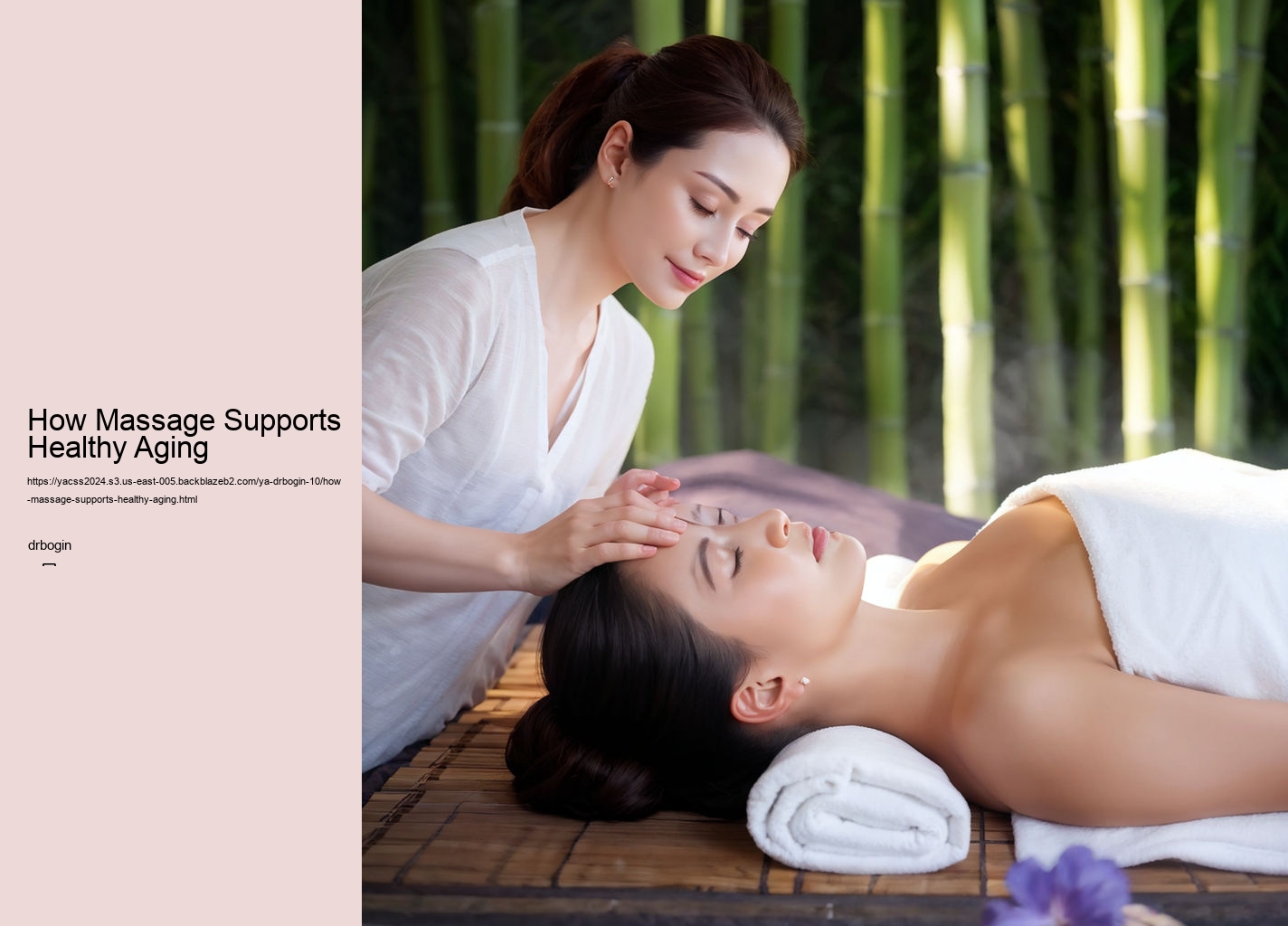 How Massage Supports Healthy Aging