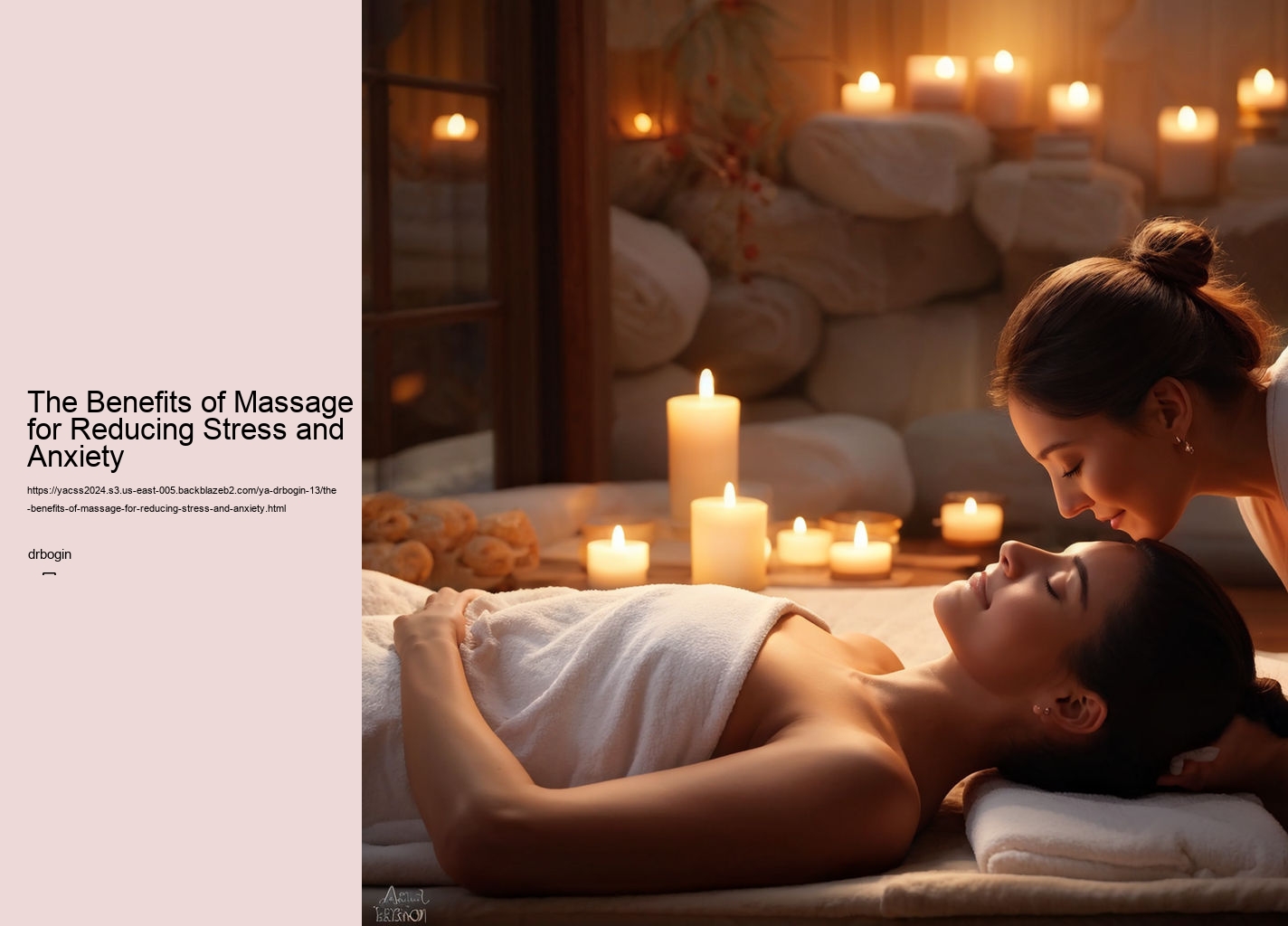 The Benefits of Massage for Reducing Stress and Anxiety