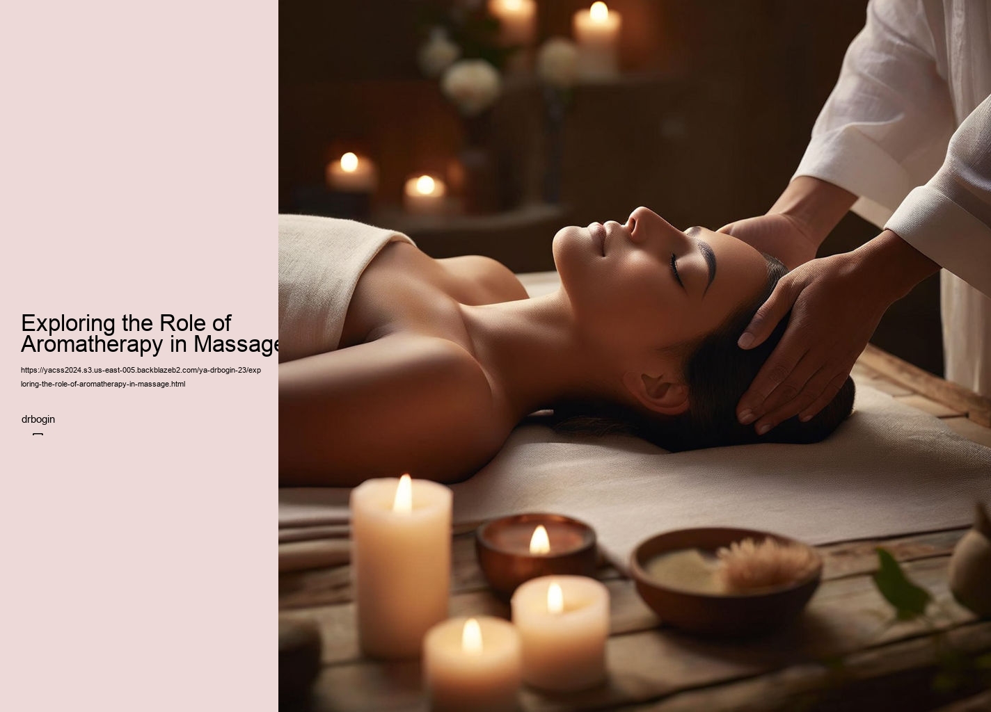 Exploring the Role of Aromatherapy in Massage