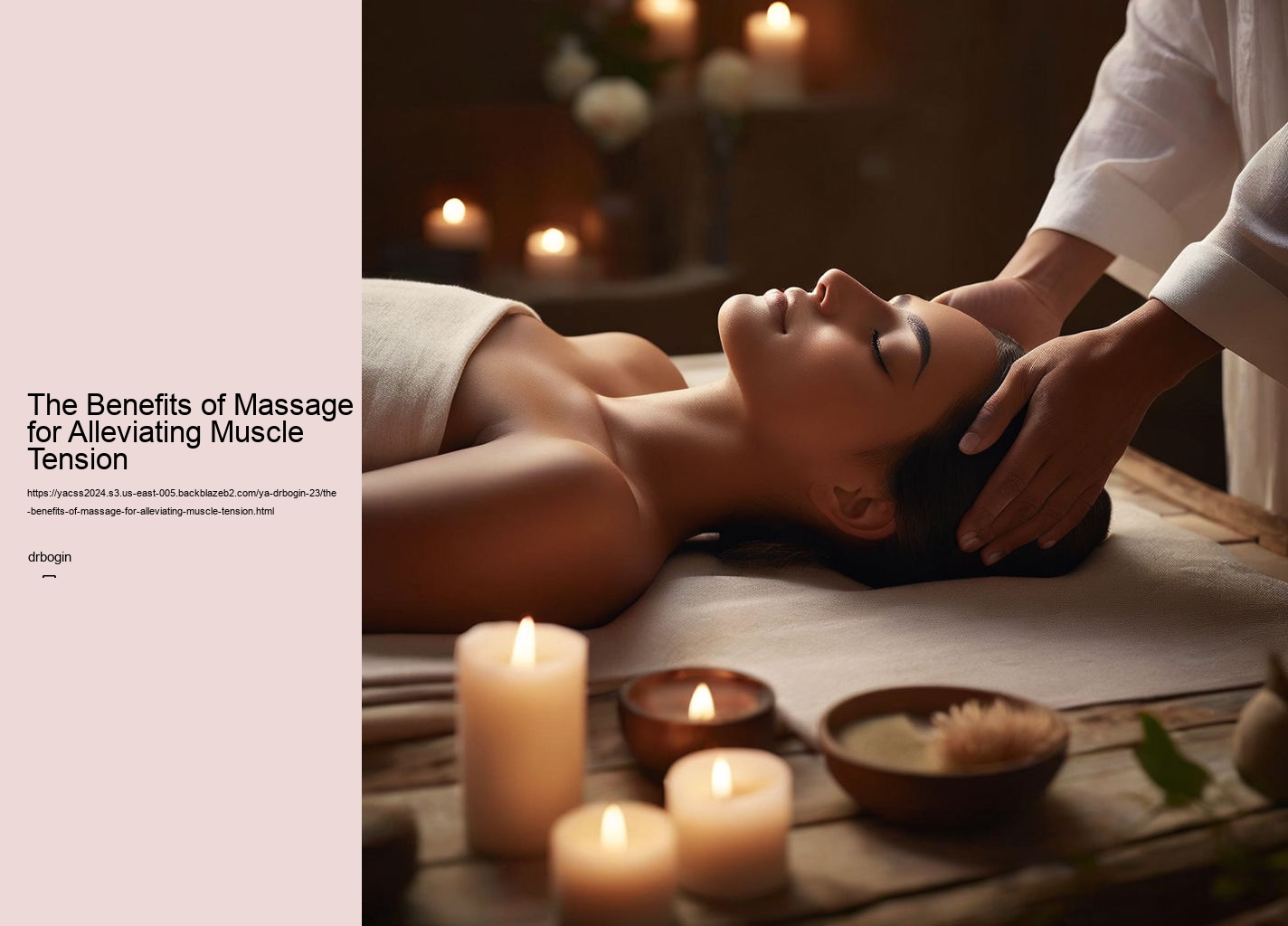 The Benefits of Massage for Alleviating Muscle Tension