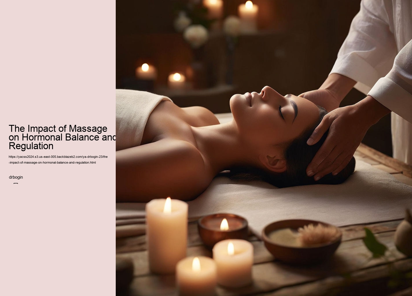 The Impact of Massage on Hormonal Balance and Regulation