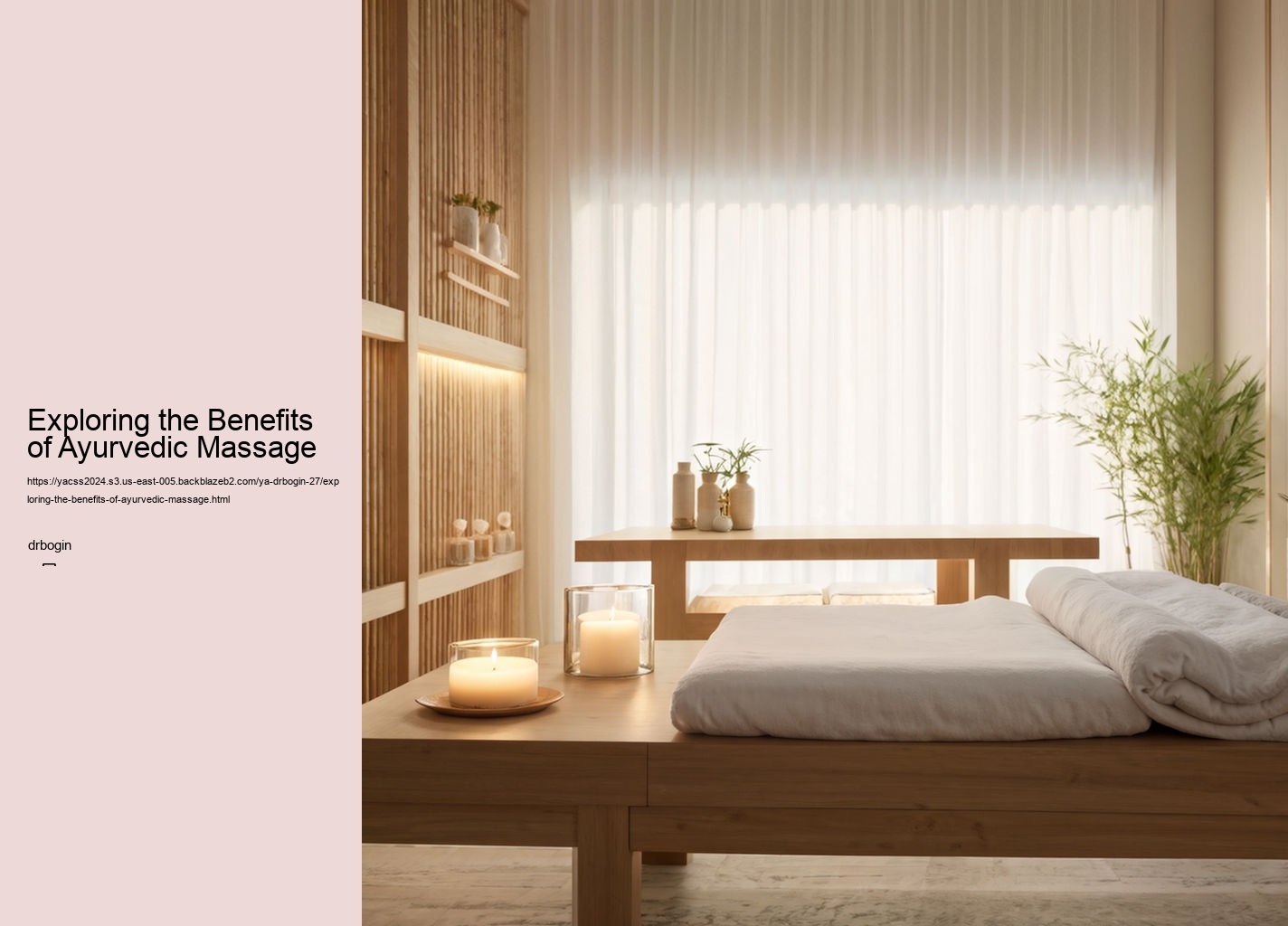 Exploring the Benefits of Ayurvedic Massage