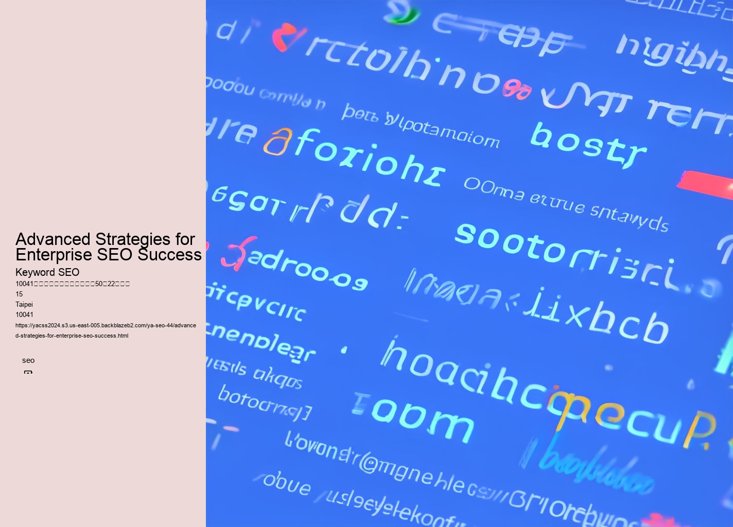 Advanced Strategies for Enterprise SEO Success