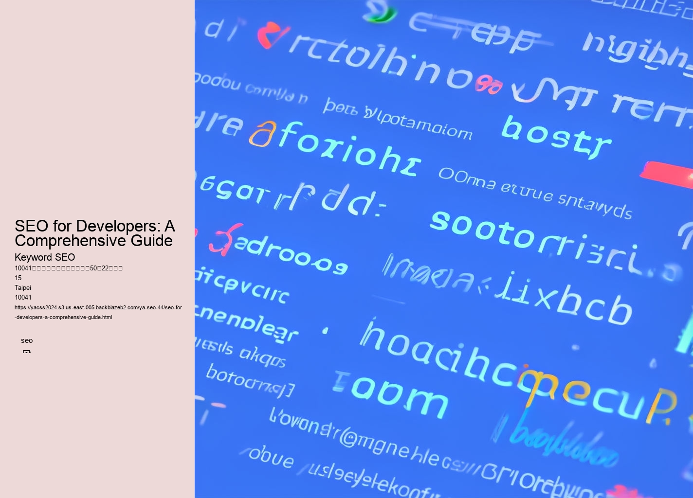 SEO for Developers: A Comprehensive Guide