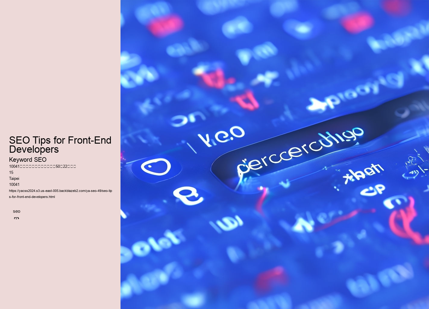 SEO Tips for Front-End Developers