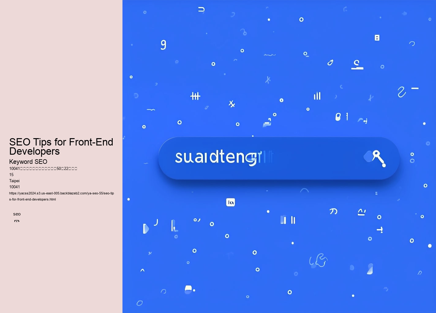 SEO Tips for Front-End Developers