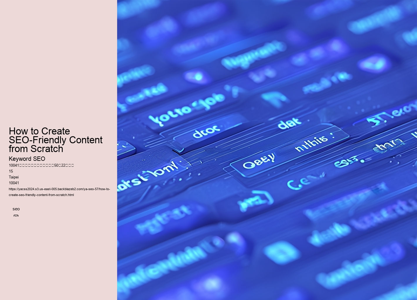 How to Create SEO-Friendly Content from Scratch