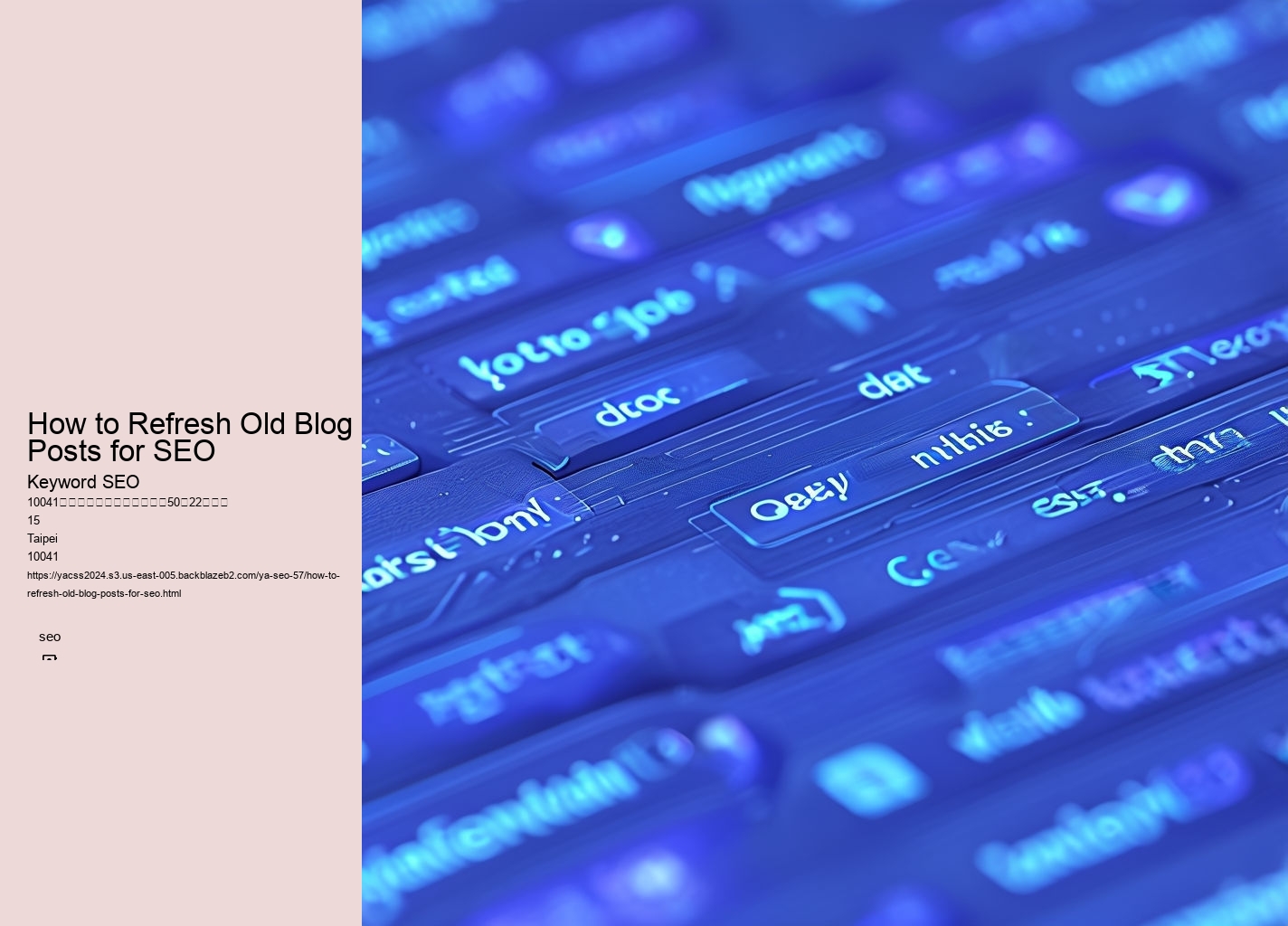 How to Refresh Old Blog Posts for SEO