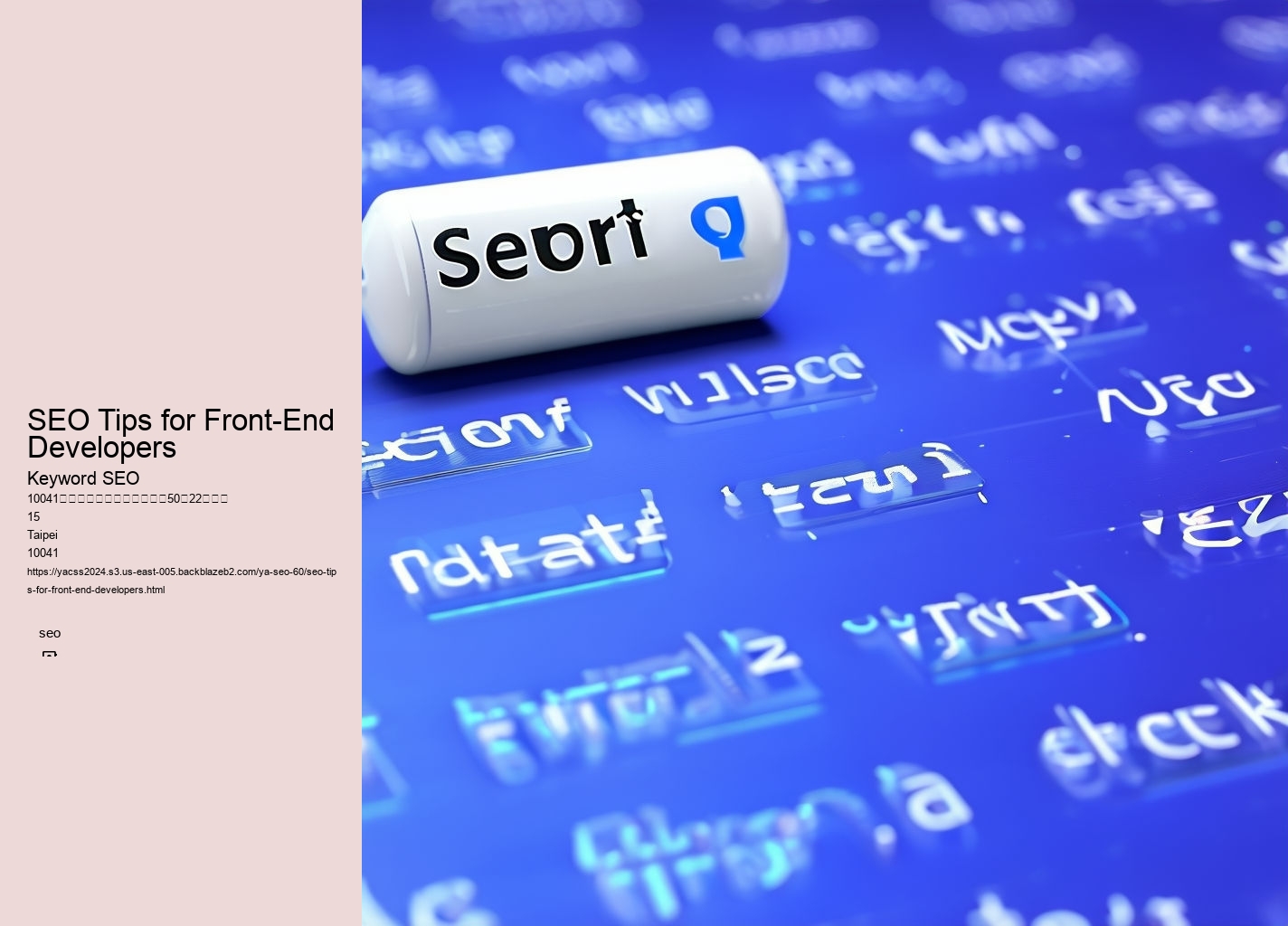 SEO Tips for Front-End Developers